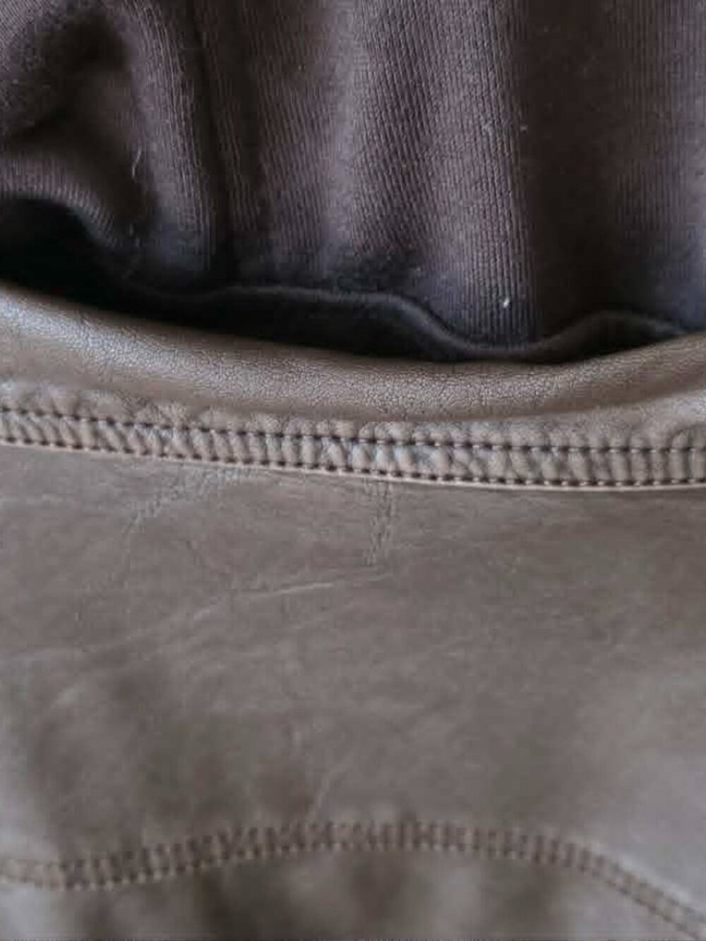 Made By Johnny Women's Brown Faux Leather Zip Jacket with Hood - Picture 7 of 9